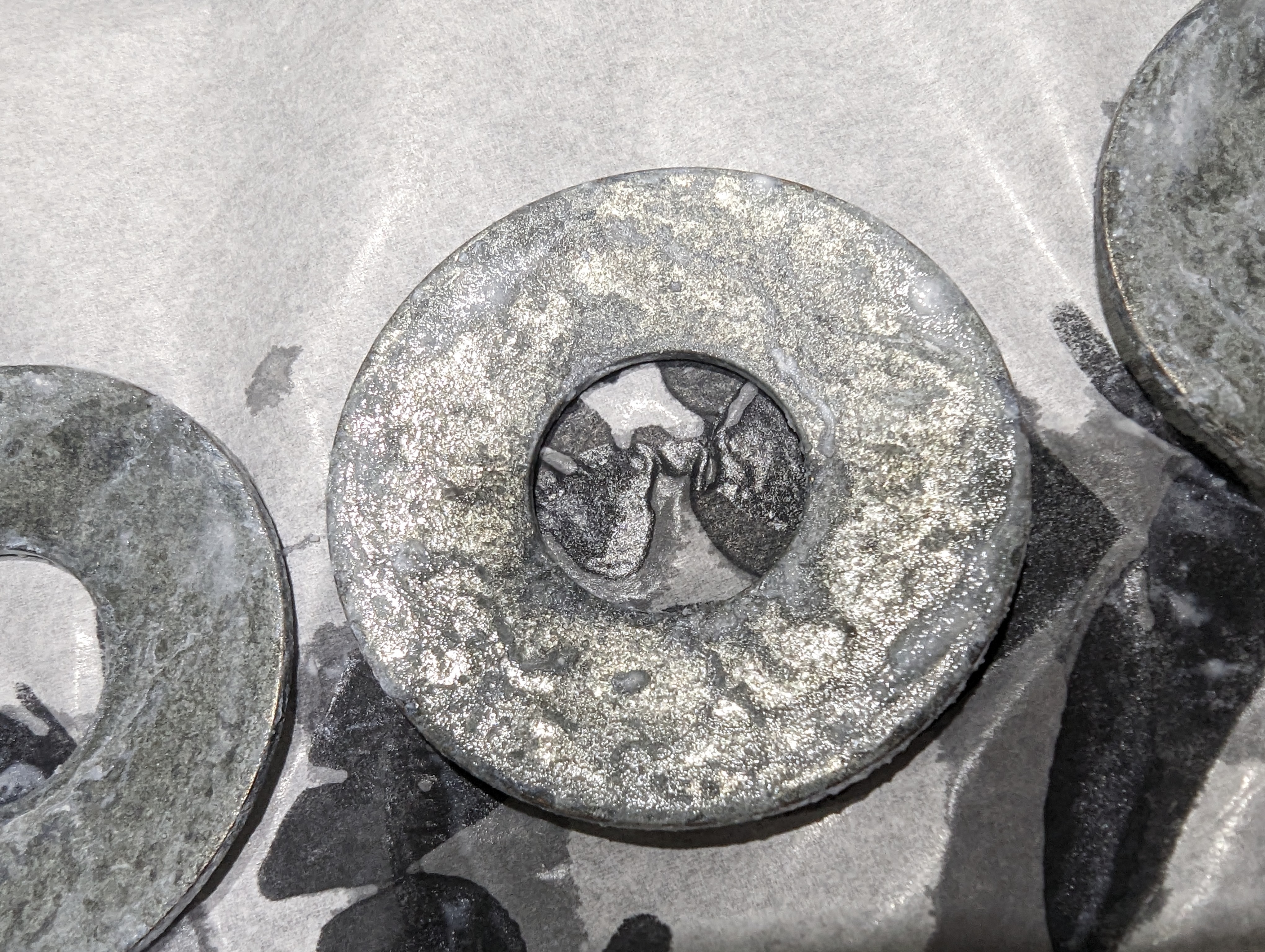 Cast impeller component for corrosive service